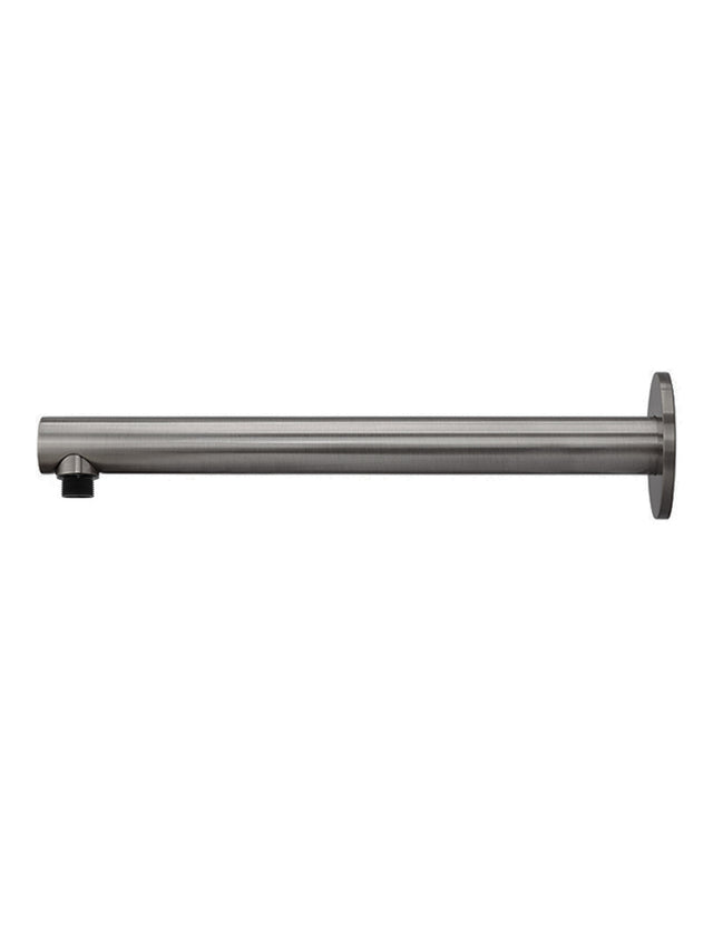 Round Wall Shower Arm 400mm - Gun Metal (SKU: MA02-400-PVDGM) by Meir NL