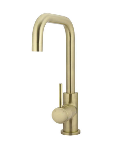 Meir Round Kitchen Mixer - Tiger Bronze Gold