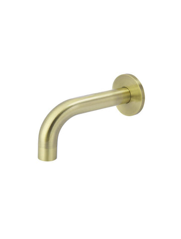 Round Curved Spout 130mm - Tiger Bronze
