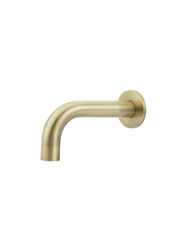 Round Curved Spout 130mm - Tiger Bronze (SKU: MS05-130-BB) by Meir