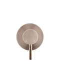 Round Wall Mixer Short Pin-lever Finish Set - Champagne - MW03S-FIN-CH