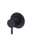 Round Wall Mixer Short Pin-lever Finish Set - Matte Black - MW03S-FIN