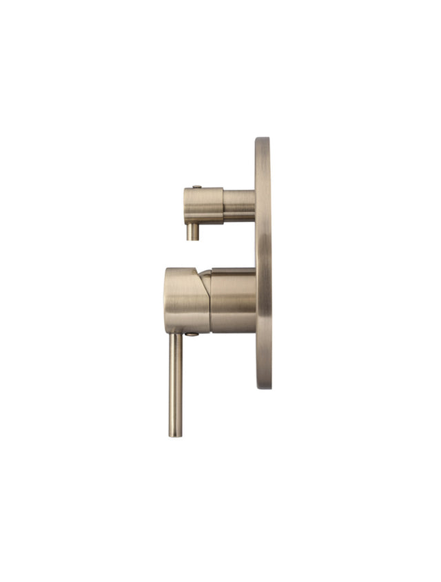 Round Large Diverter Mixer Finish Set - Champagne (SKU: MW07-FIN-CH) by Meir