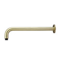 Round Wall Shower Curved Arm 400mm - Tiger Bronze - MA09-400-BB