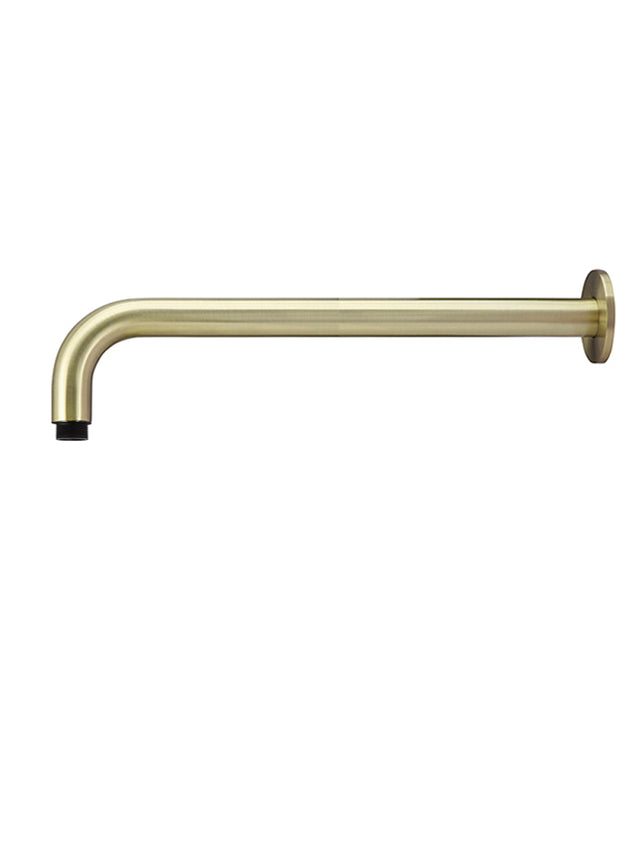Round Wall Shower Curved Arm 400mm - Tiger Bronze (SKU: MA09-400-BB) by Meir NL