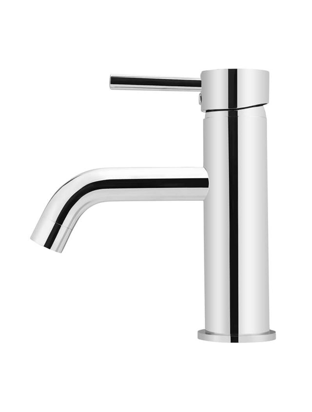 Round Basin Mixer Curved - Polished Chrome (SKU: MB03-C) by Meir