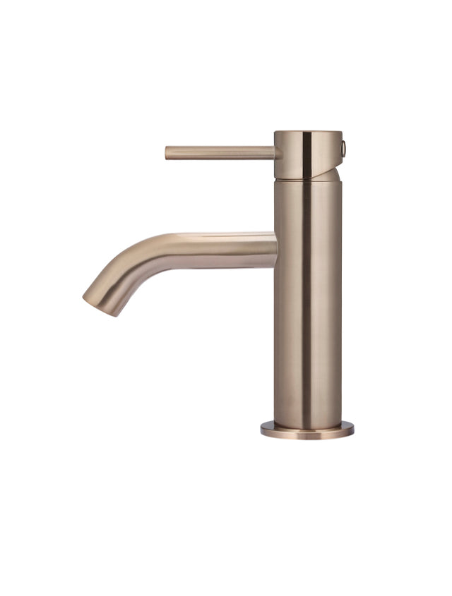 Round Piccola Basin Cold Water Tap - Champagne (SKU: MB03XSCLD-CH) by Meir