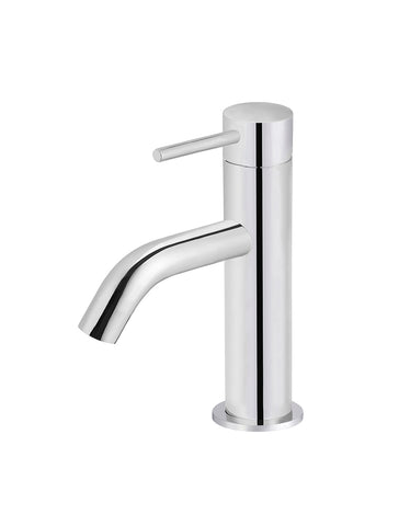 Round Piccola Basin Cold Water Tap - Polished Chrome
