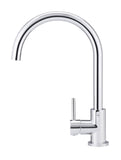 Round Curved Kitchen Mixer Tap - Polished Chrome - MK03-C