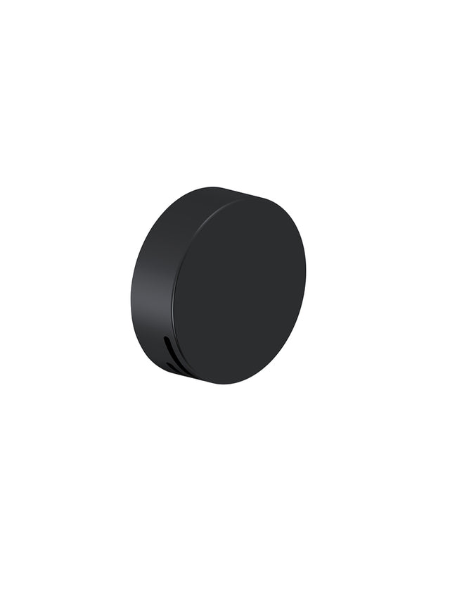 Round Bath Filler with Overflow - Matte Black (SKU: MP04-FO) by Meir