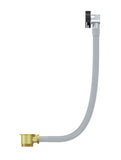 Round Bath Filler with Overflow - Matte Black - MP04-FO