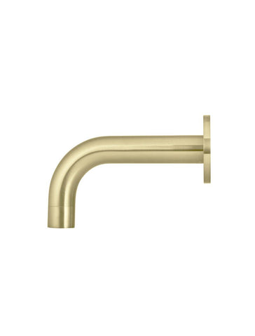 Round Curved Spout 130mm - Tiger Bronze