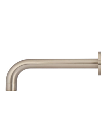 Round Curved Spout - Champagne