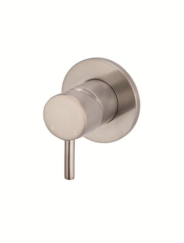 Round Wall Mixer Short Pin-lever Finish Set - Champagne