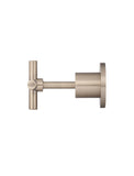 Round Cross Handle Jumper Valve Wall Top Assemblies - Champagne - MW08JL-CH