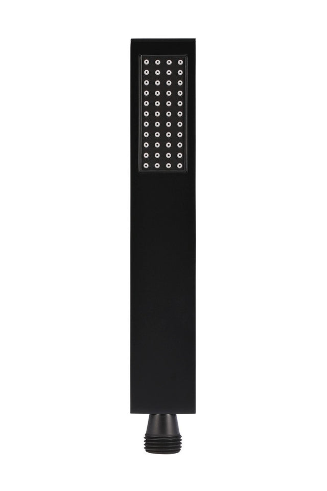 Vierkante staaf handdouche - Mat zwart - Mat zwart (SKU: MP01) by Meir
